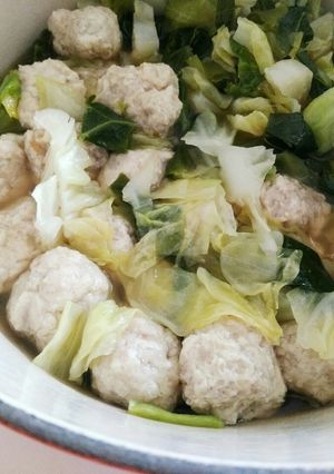 春キャベツと鶏団子のポトフ-レシピのメイン写真