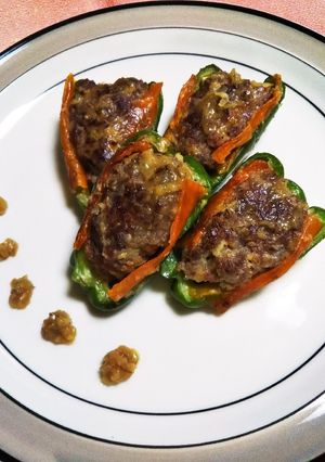 ピーマンの肉詰め＊ベジ挟み＊-レシピのメイン写真