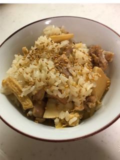 ゼロ活力なべ使用_筍おこわ-レシピのメイン写真