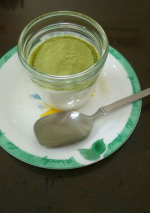 ヨーグルト抹茶-レシピのメイン写真