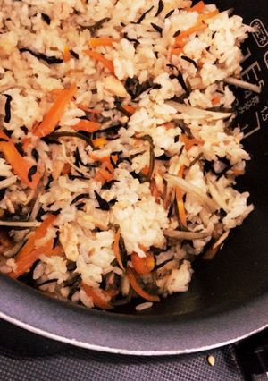 うちの炊き込みご飯は簡単で美味い！-レシピのメイン写真