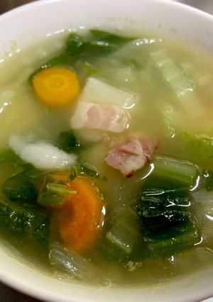 餅とろ 小かぶと白菜スープ-レシピのメイン写真