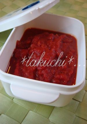 トマトだけのトマトソース-レシピのメイン写真