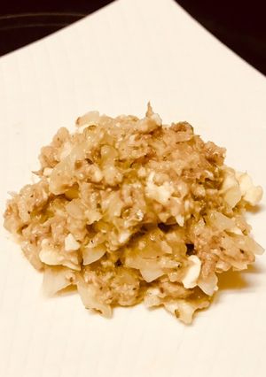 サバ缶と新玉でチーズなめろう-レシピのメイン写真