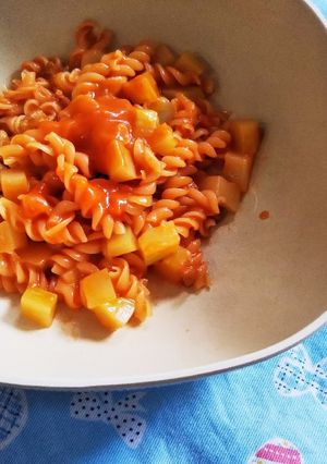 2歳からの幼児食☆簡単レトルトパスタ♪-レシピのメイン写真