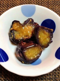 揚げ茄子のしみじみおいしい味噌和え♪~♪-レシピのメイン写真