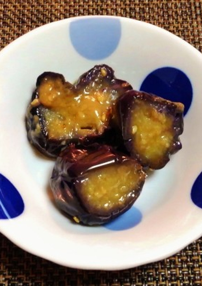 揚げ茄子のしみじみおいしい味噌和え♪～♪-レシピのメイン写真
