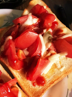 【朝食】トマトトースト【中毒性あり】-レシピのメイン写真