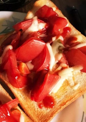 【朝食】トマトトースト【中毒性あり】-レシピのメイン写真