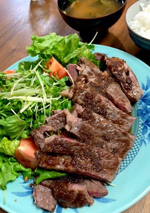 赤ワインとにんにくのステーキソース-レシピのメイン写真