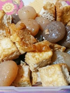 玉こんにゃくと厚揚げの甘辛炒め-レシピのメイン写真