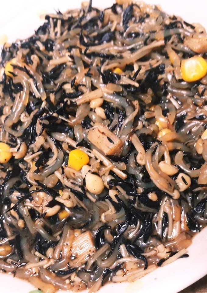 ひじきとえのきの煮物-レシピのメイン写真