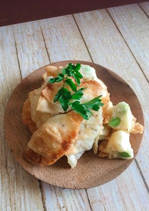 じゃがいもと枝豆♡おつまみ餃子-レシピのメイン写真