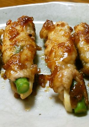アスパラ&エリンギの肉巻き。-レシピのメイン写真