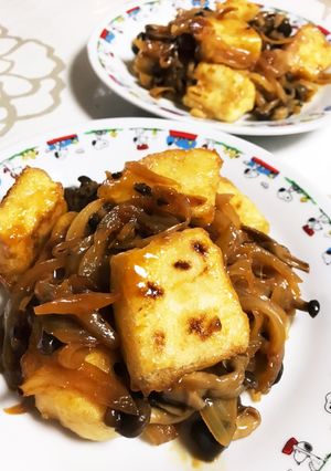 ご飯が進む♪豆腐の甘辛ステーキ-レシピのメイン写真