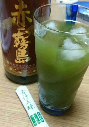 焼酎の青汁割り～(＊ˆ﹀ˆ＊)-レシピのメイン写真