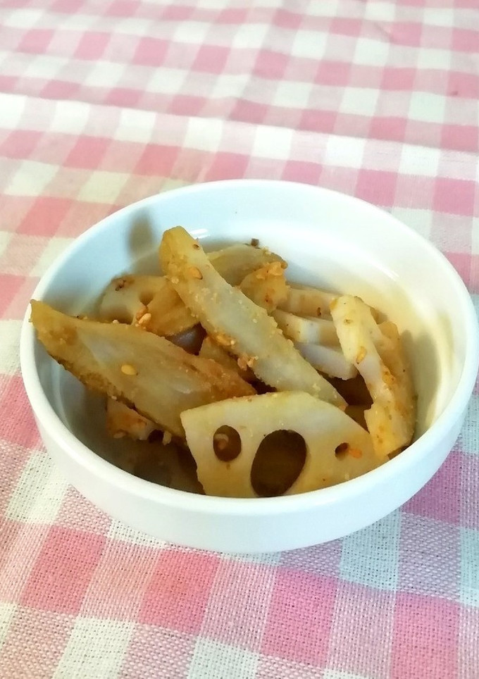 マタニティレシピ◇蓮根とごぼうの胡麻和え-レシピのメイン写真