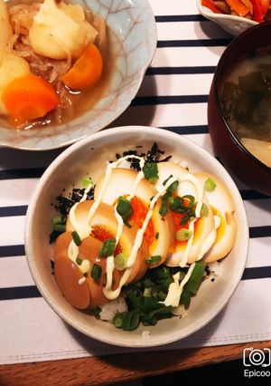 煮卵丼-レシピのメイン写真