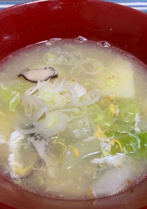 ブリの溶き卵アラ汁-レシピのメイン写真