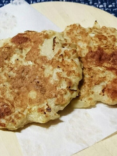 離乳食後期♪長芋でふわふわお好み焼き-レシピのメイン写真