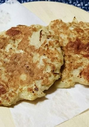離乳食後期♪長芋でふわふわお好み焼き-レシピのメイン写真