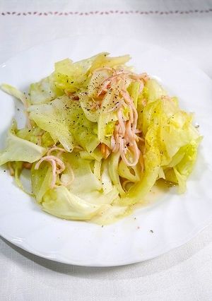 簡単！春キャベツの蒸し炒め-レシピのメイン写真