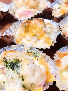 ポテトとハムのマヨチーズ焼き-レシピのメイン写真