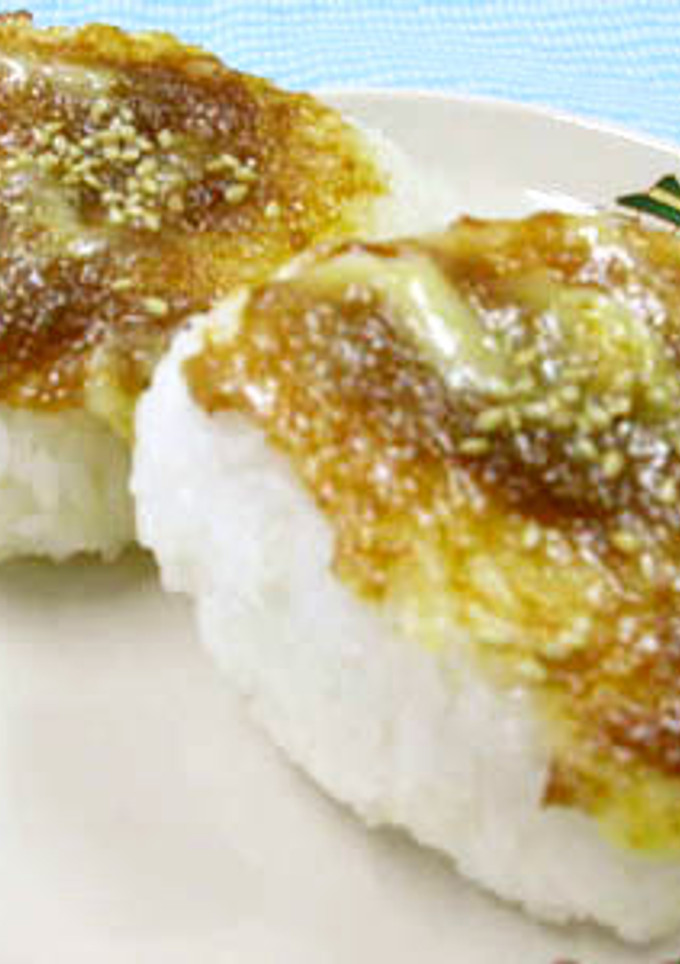 うんま～い♪みそマヨ焼おにぎり-レシピのメイン写真