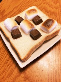 カンタン!甘い!マシュマロチョコトースト-レシピのメイン写真