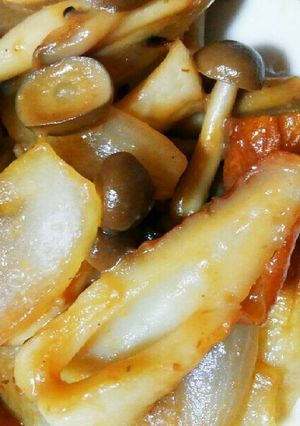 玉ねぎとしめじの味噌炒め-レシピのメイン写真