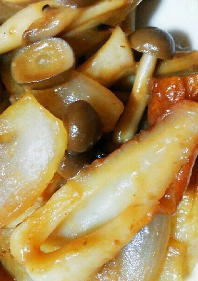 玉ねぎとしめじの味噌炒め-レシピのメイン写真
