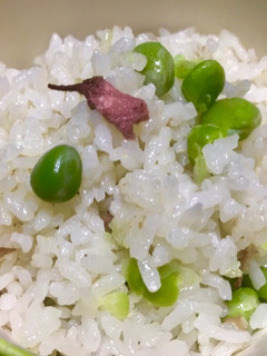 俺流!春の豆ご飯(桜風味)-レシピのメイン写真