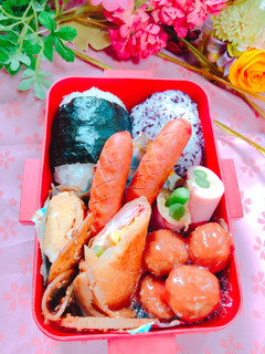 中3女子弁当♡おにぎり-レシピのメイン写真
