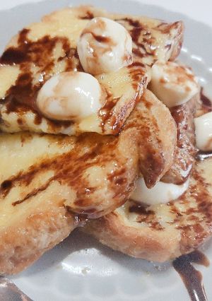 【簡単すぎる】カフェ風♪フレンチトースト-レシピのメイン写真
