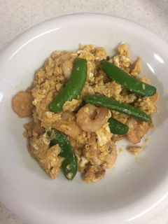 スナップえんどうの卵炒め-レシピのメイン写真