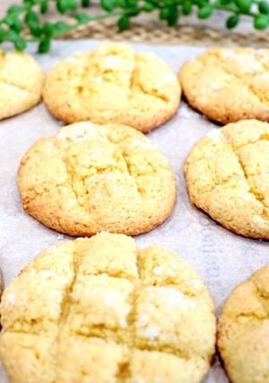 メロンパン風クッキー-レシピのメイン写真