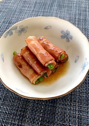 ☆アスパラガスのベーコン巻き！甘味ダレ☆-レシピのメイン写真