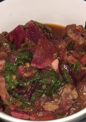 牛肉と豚肉の田舎風ボルシチ-レシピのメイン写真