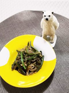 わらびとえのきと白滝の煮物-レシピのメイン写真