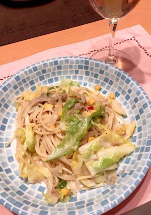春キャベツとツナのパスタ-レシピのメイン写真