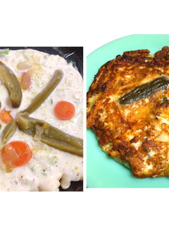 ハラペーニョとカリカリチーズのお好み焼き-レシピのメイン写真