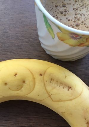 バナナアート　HAPPY-レシピのメイン写真