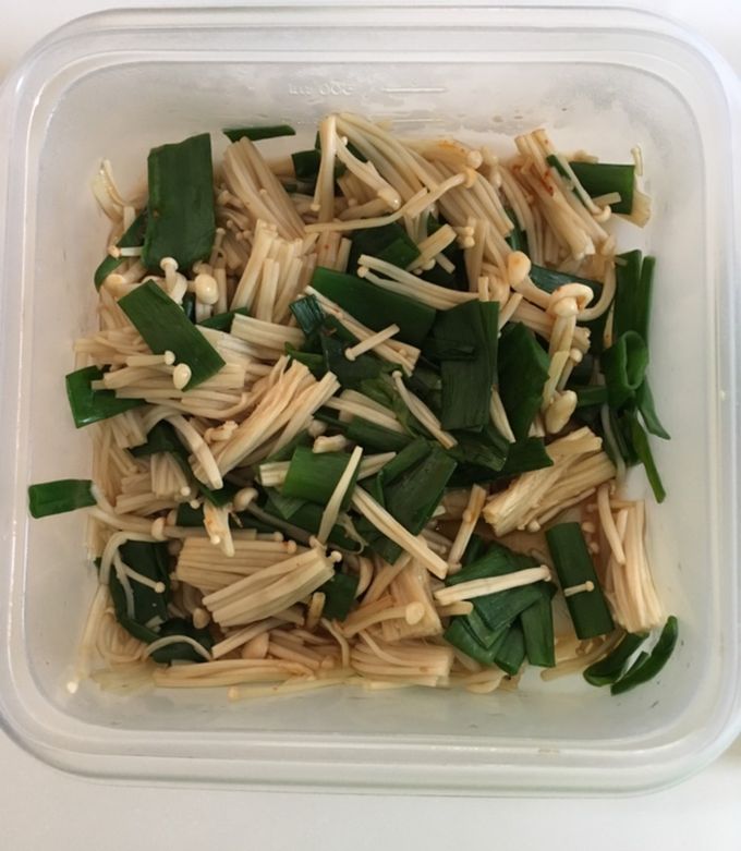 常備菜♡えのきとネギのさっぱり和え by ゆのkitchen 【クックパッド