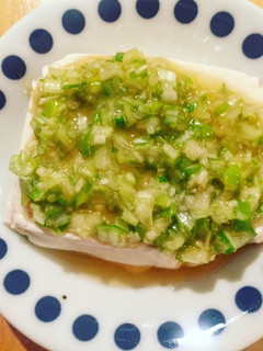 簡単◎おつまみネギ塩豆腐-レシピのメイン写真