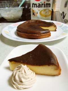 バスクチーズケーキ風チーズケーキ♡-レシピのメイン写真