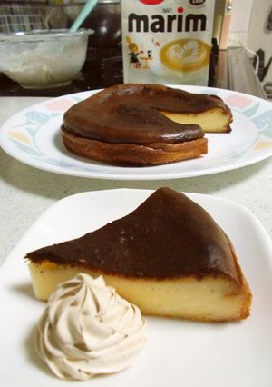 バスクチーズケーキ風チーズケーキ♡-レシピのメイン写真