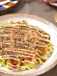 小麦粉で簡単!ふわふわお好み焼き-レシピのメイン写真