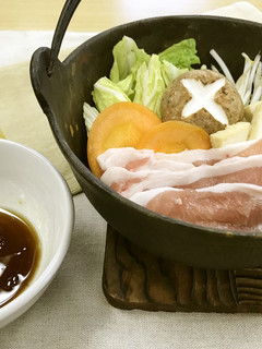 豚肉と野菜の酒蒸し鍋(透析食)-レシピのメイン写真