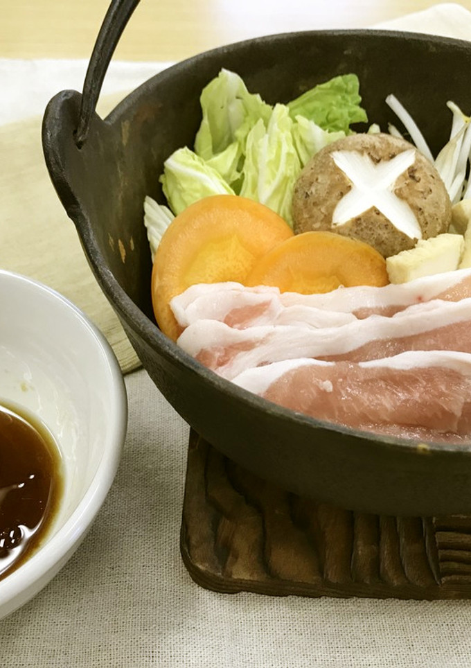 豚肉と野菜の酒蒸し鍋（透析食）-レシピのメイン写真