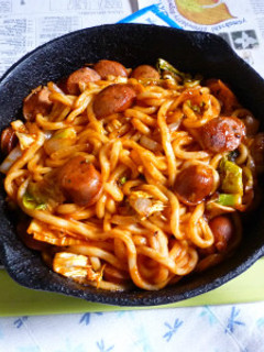 いつものナポリタン焼きうどん?-レシピのメイン写真